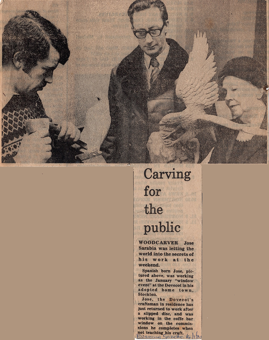 Carving for the Public - evening gazette 14/1/80