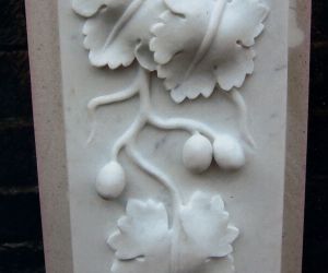 Grapes On The Vine In Marble